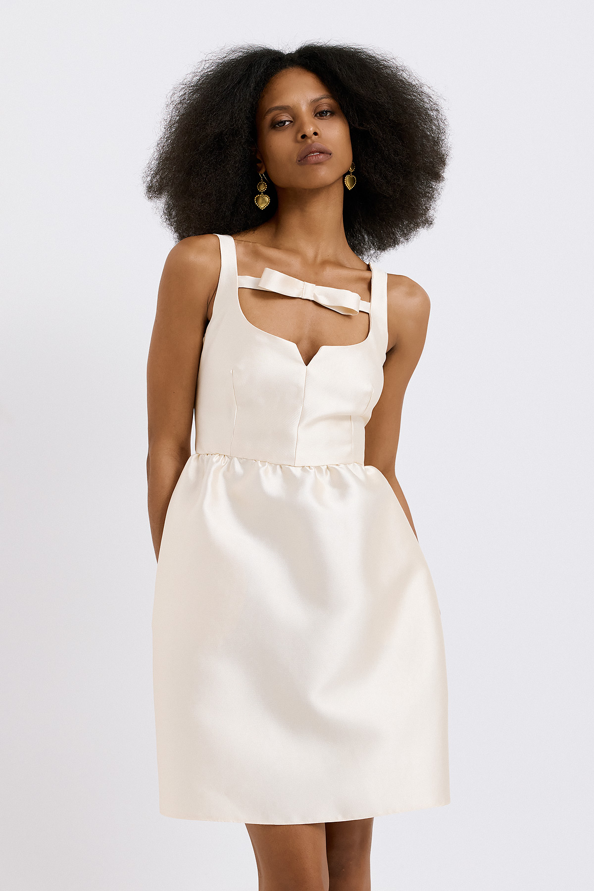 2026_02_17-Dolce-Domenica2090 AUDREY TAFFETA MINI DRESS - Image 1