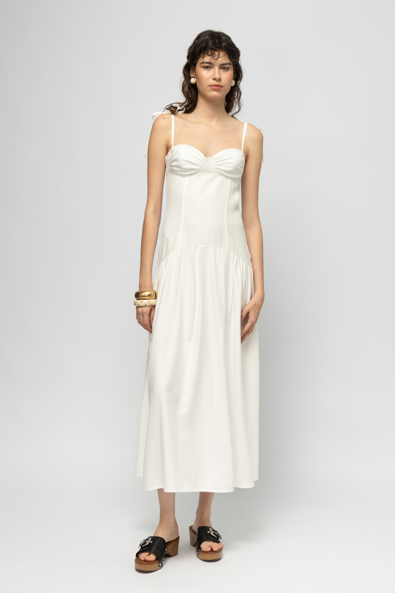 Copa-Cabana-White-Dress-Mallory-The-Label-2 COPA CABANA WHITE DRESS - Image 1