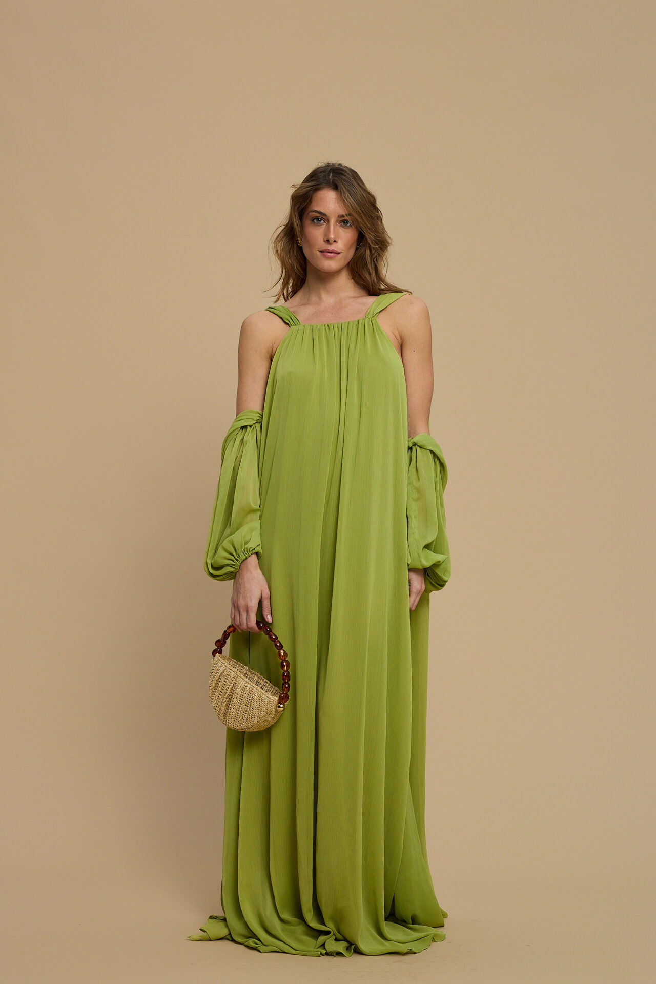 WEB_LACHAINE_SS2629660 IRINA DRESS GREEN - Image 1