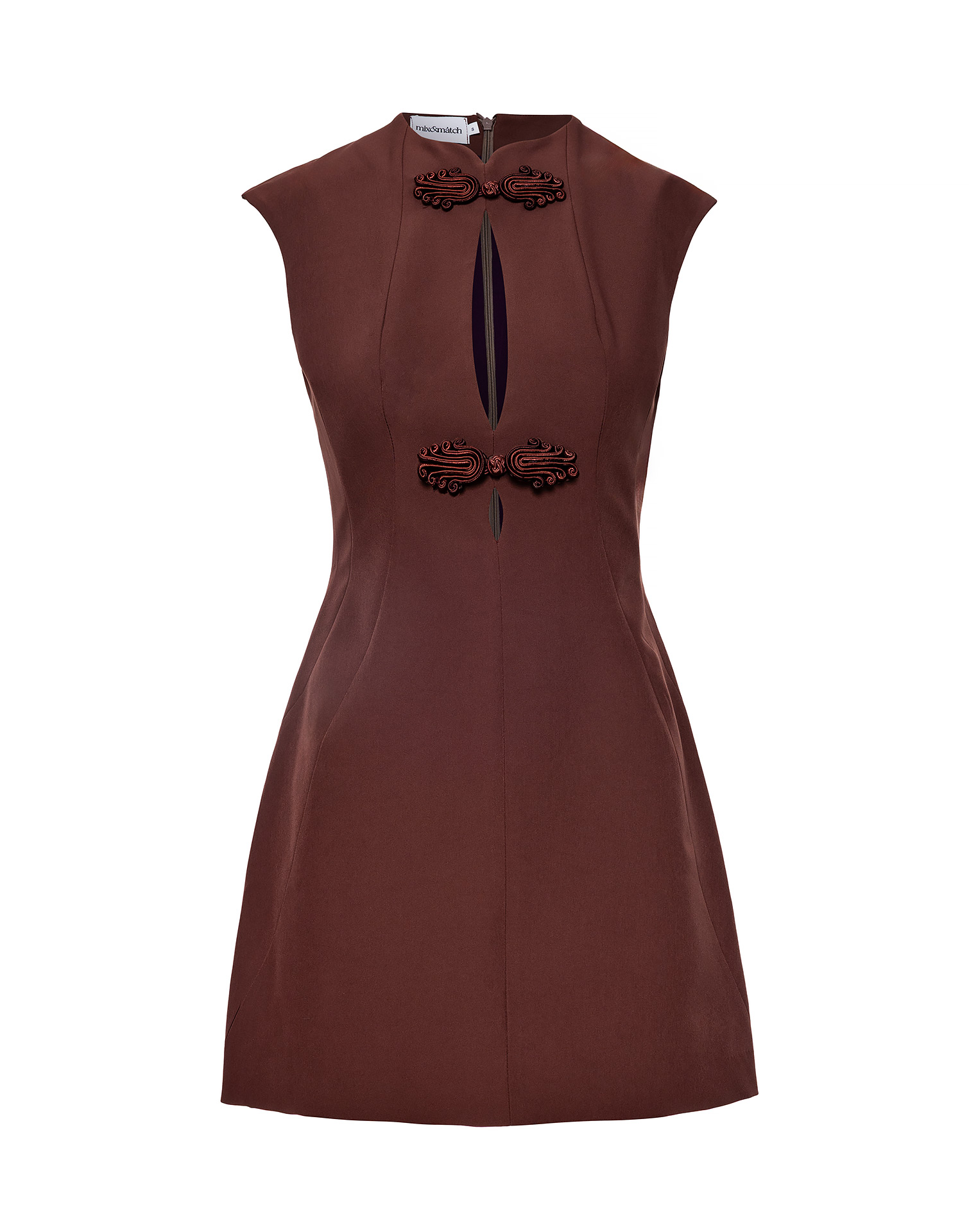 2026_06_29-Mix-n-Match-Product232 MONICA MINI DRESS | CINNAMON BROWN - Image 1