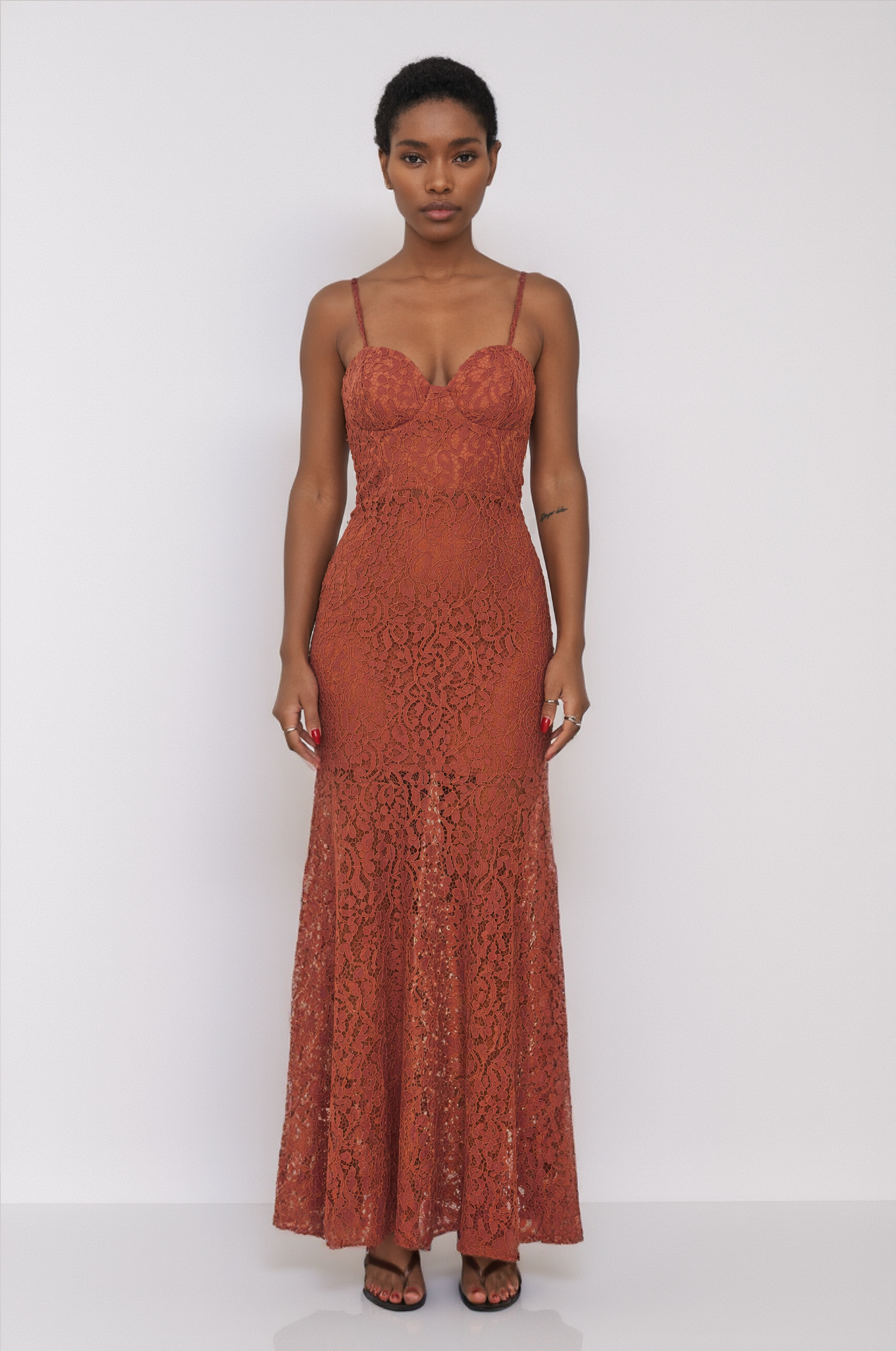 ELYSIA POUDER DRESS ELYSIA POUDER PINK DRESS - Image 1