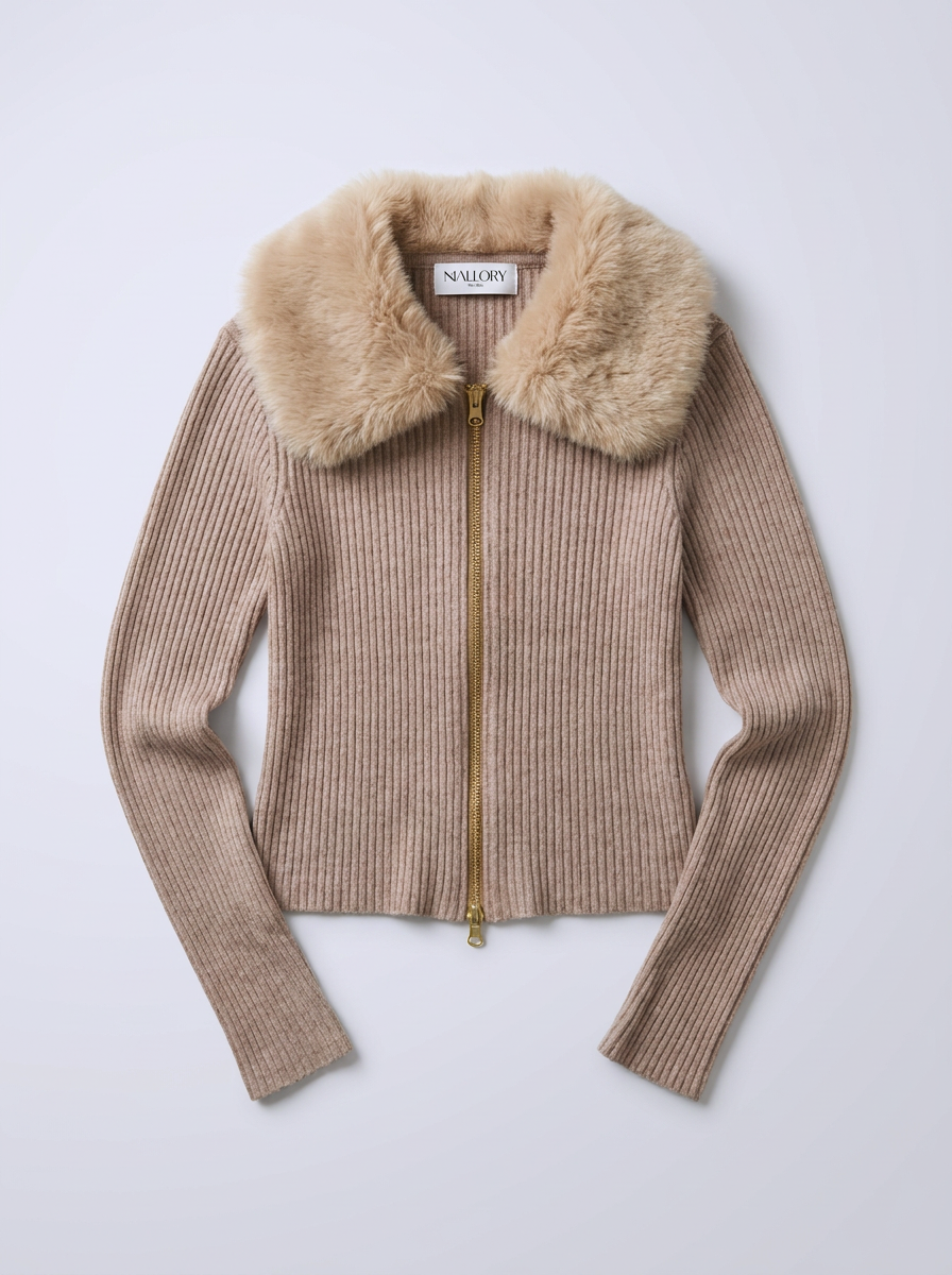 Flat-Lay_9 ISOLDE BEIGE CARDIGAN - Image 1