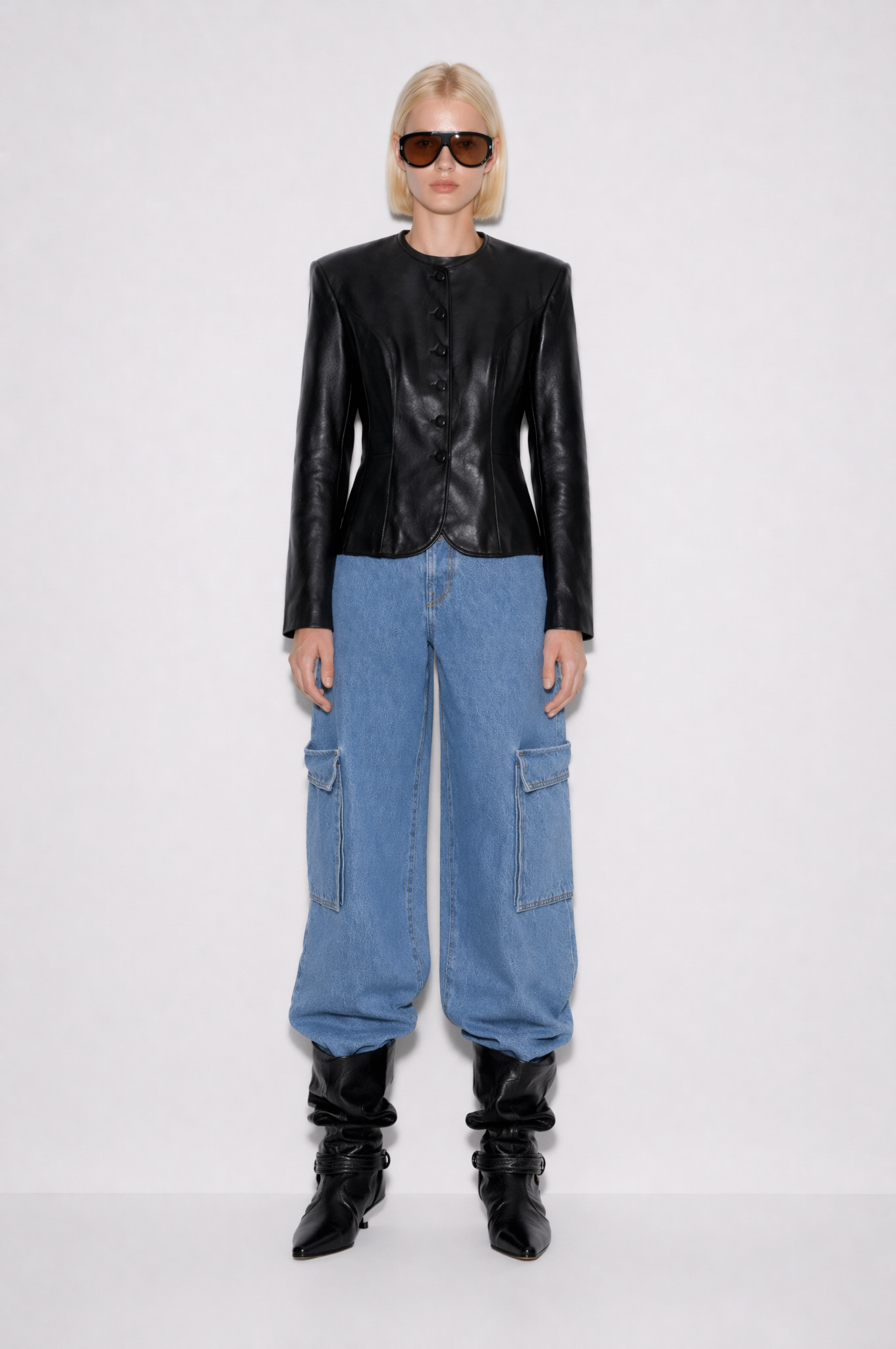 OUTLINE-BLK-BLAZER OUTLINE BLACK BLAZER - Image 1