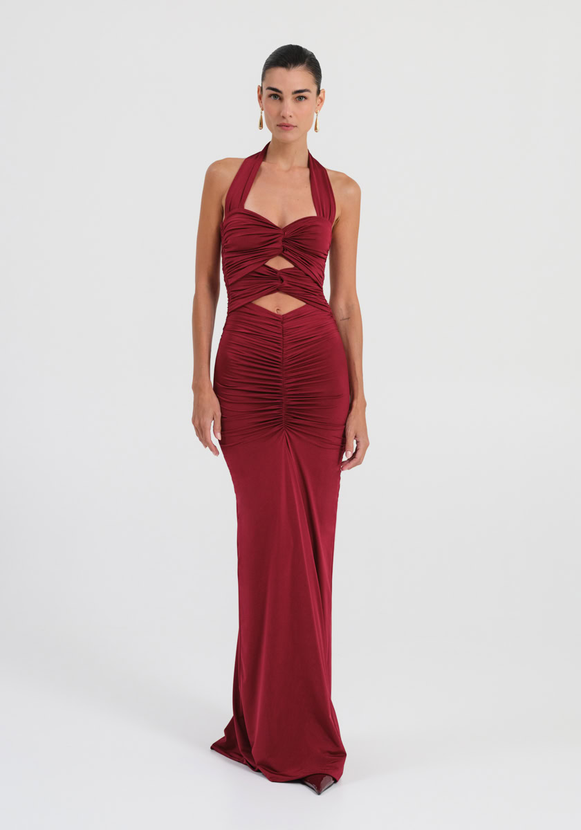 nash-03-jane-red-wine-kokkino-dress-forema-maxi-nashbyna-nash-greekdesigners-episima-foremata-vradina-brides-bridemaids-wedding-dresses JANE RED WINE DRESS - Image 1